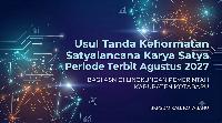 Penyampaian Usul Tanda Kehormatan Satyalancana Karya Satya Periode Terbit Agustus 2027